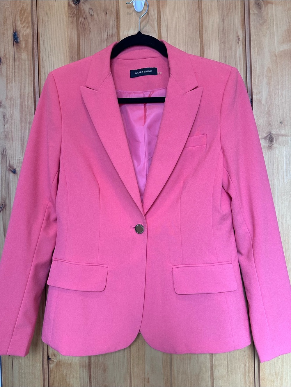 Ivanka Trump Pink Single-Button Women's Blazer